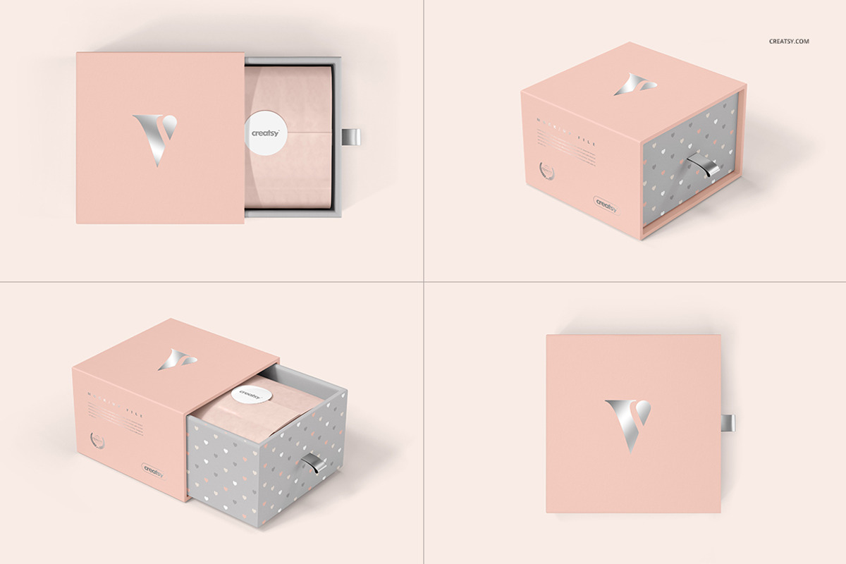 Gift Boxes and Bags Mockup Set, a Packaging Mockup by creatsy2 (Photo 13 of 25)