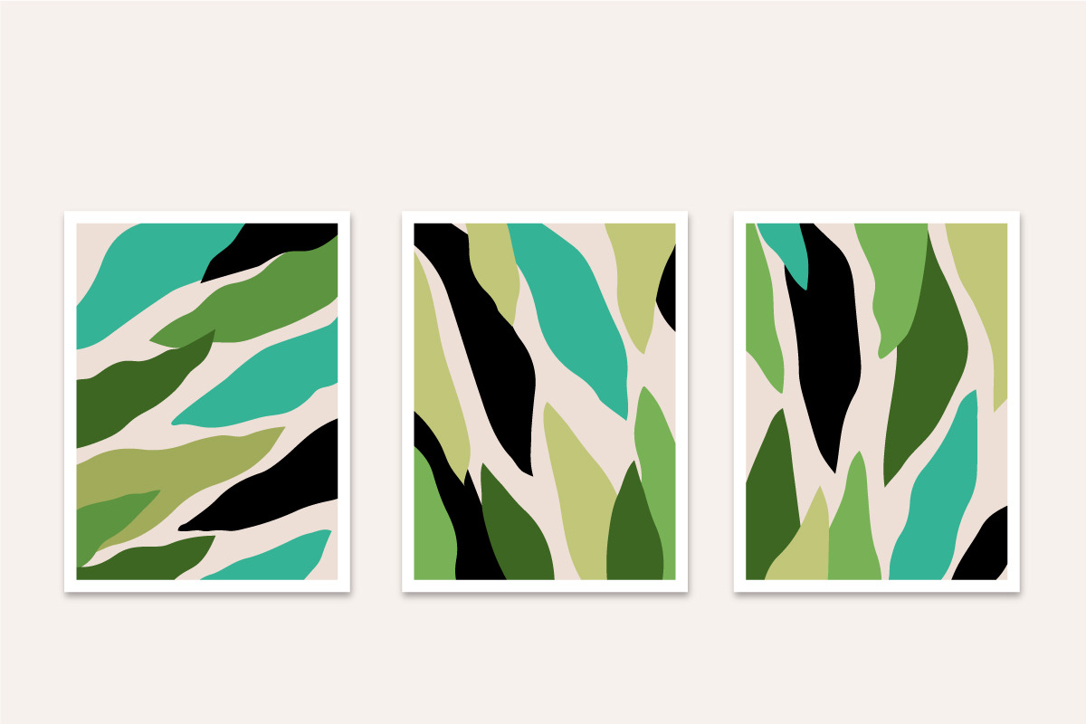 Leaf Tropical Abstract Art Poster, an Object Graphic by Vesvocrea (Photo 6 of 7)