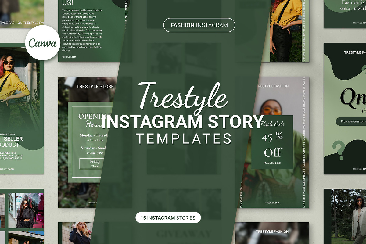 Fashion Canva Instagram Story, a Social Media Template by prajapixels (Photo 1 of 6)