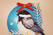 Chickadee Drawing Clip Art, an Illustration by Purple Pony Art (Thumbnail 2 of 2)