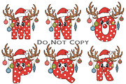 Christmas Alphabet Sublimation, an Illustration by Craft Nest (Thumbnail 4 of 6)