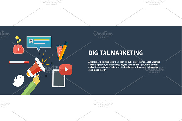Icons for digital marketing preview 3