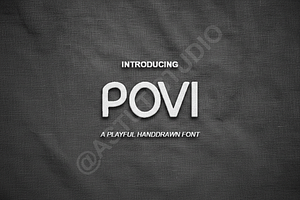 Povi | Modern Luxury Serif Typeface