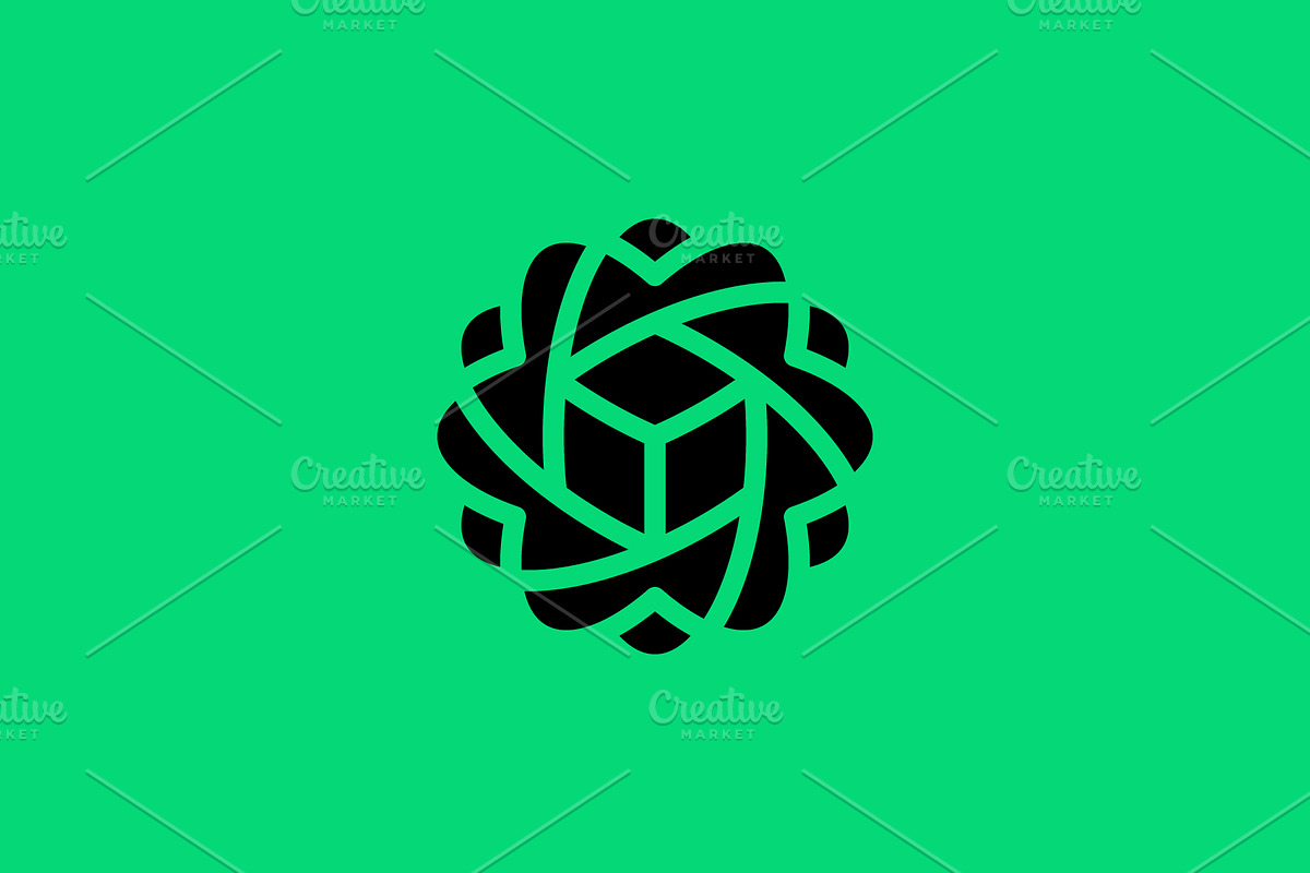 atomic cube innovation logo, a Branding & Logo Template by Rasagama Studio