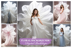 Floral Maternity Backdrops