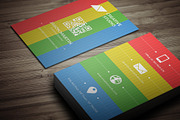 Metro Colorful Business Card, a Business Card Template by bouncy (Thumbnail 2 of 4)