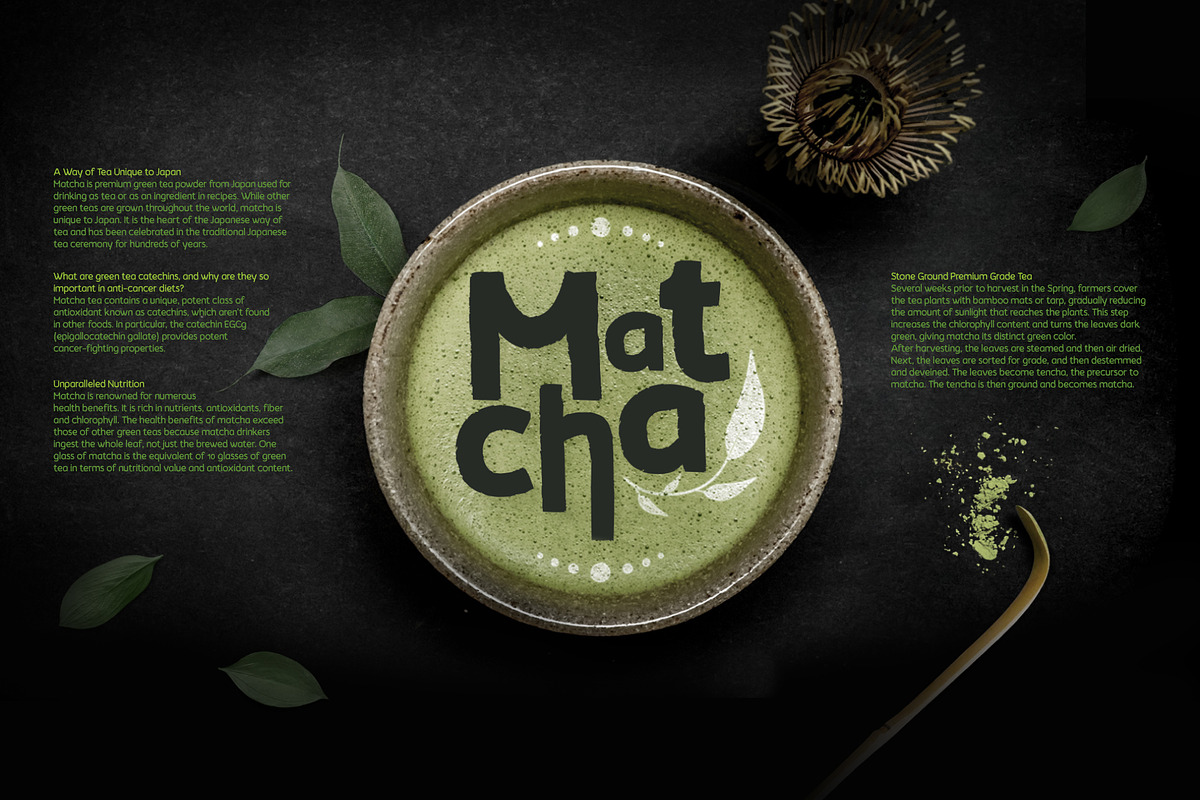 Koara / handmade font family preview 5