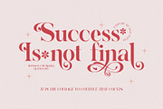 Hubein Kamaru Elegant Ligature Font, a Serif Font by Graphicxell (Thumbnail 5 of 22)