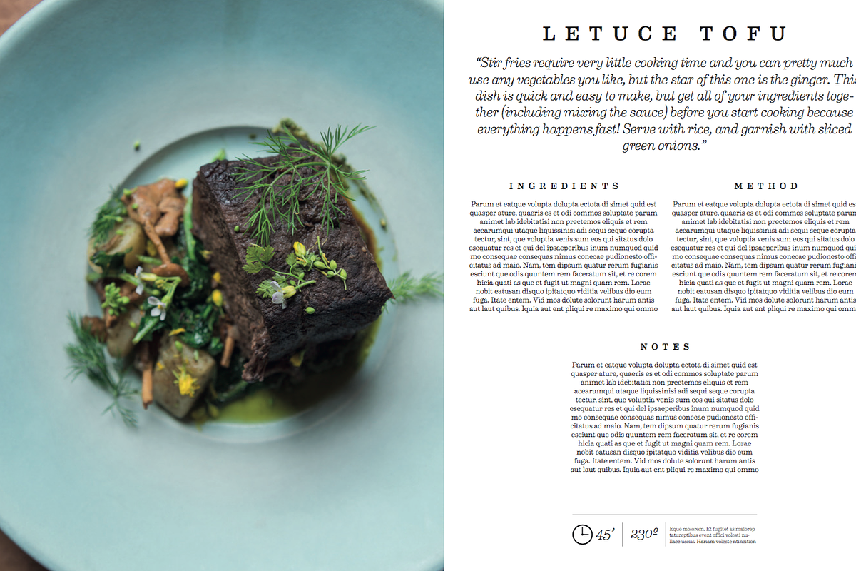 Cookbook / Recipe Book Template, a Brochure Template by ADD+ (Photo 6 of 16)