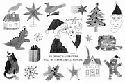 Time to Miracles. Graphic Christmas, a Seasonal Illustration by Annakniaz (Thumbnail 2 of 13)