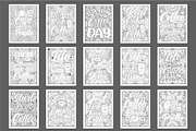 40 Coffee Quotes Coloring Pages, a Food Illustration by Blue Digital Studio (Thumbnail 4 of 4)