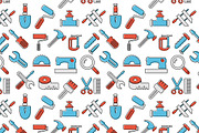 Seamless tools pattern, a Background Graphic by AlexZeL (Thumbnail 2 of 3)