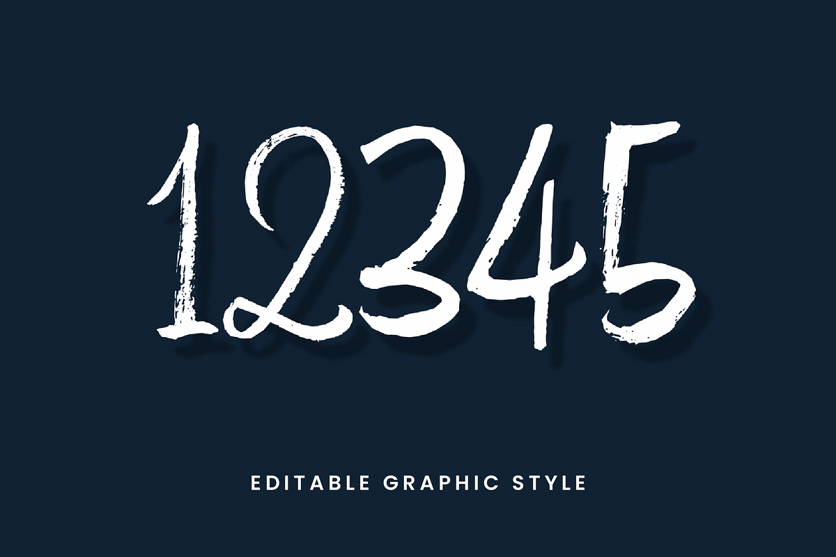 Painted Brush Script Text Effect preview 2