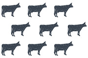 Vector Bovine Graphics, an Animal Illustration by Dorey Kronick Art&Design (Thumbnail 18 of 19)