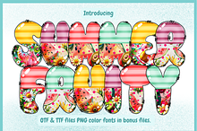 Summer Fruity-PNG fonts