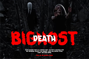 Death Bighost - Horror Font, a Blackletter Font by QR Design Studio (Thumbnail 1 of 9)