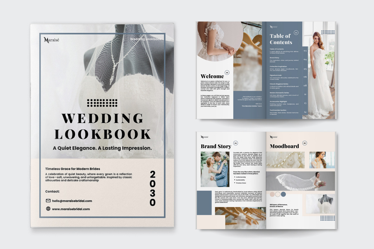 Elegant Bridal Magazine, a Brochure Template by twinstd (Photo 4 of 6)