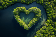 The Hearts of Nature - 23 images, a Decorative Illustration by Handmadefont (Thumbnail 7 of 10)