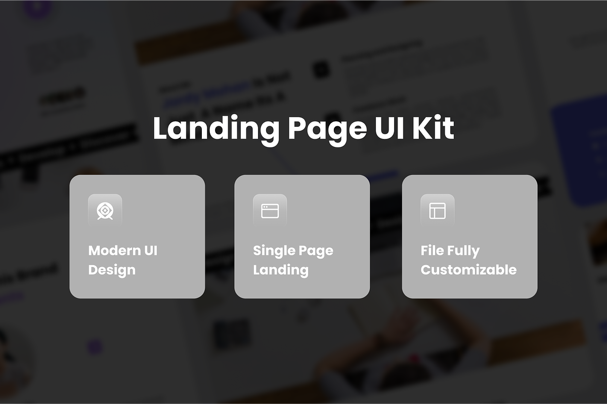 Personal Portfolio Landing Pages, a Landing Page Template by SquidPixey (Photo 3 of 5)