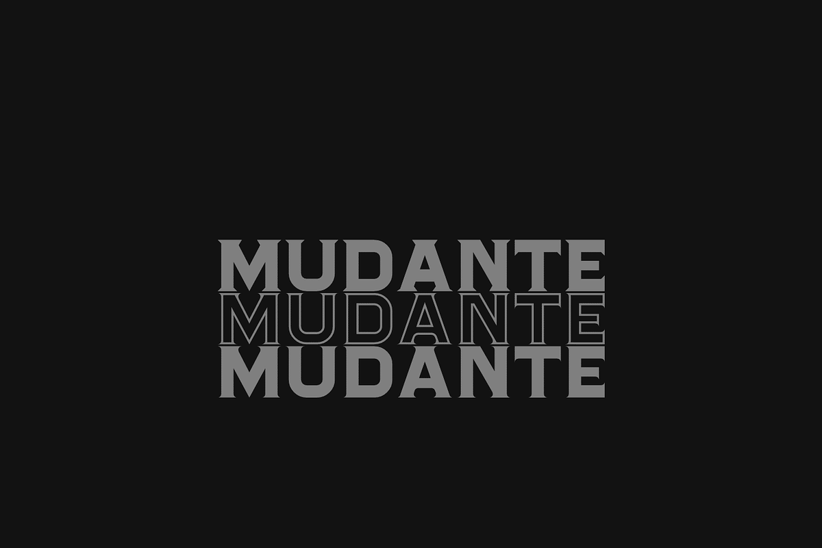 mudante series font, a Sans Serif Font by gREyPUBLIC (Photo 1 of 4)