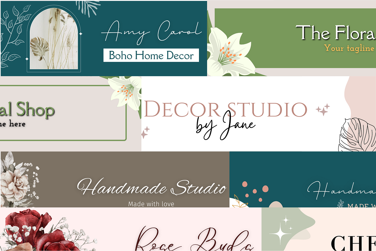 20 Etsy Banner Kit, a Stationery Template by Local Marketing Templates (Photo 2 of 2)