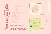 Cute Pink Craft Pack Instagram Post, a Social Media Template by Hell Yeah Designs (Thumbnail 6 of 6)