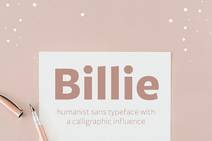 Billie font family by FontPeople
