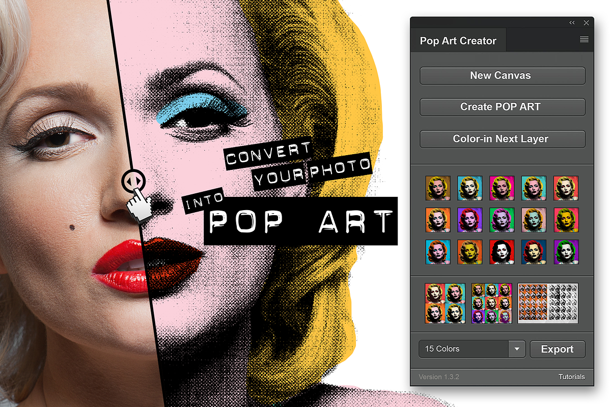 POP ART Creator PRO - With Extras ;), a Plug-in Add-On by CANofART by TheAlikA (Photo 10 of 10)