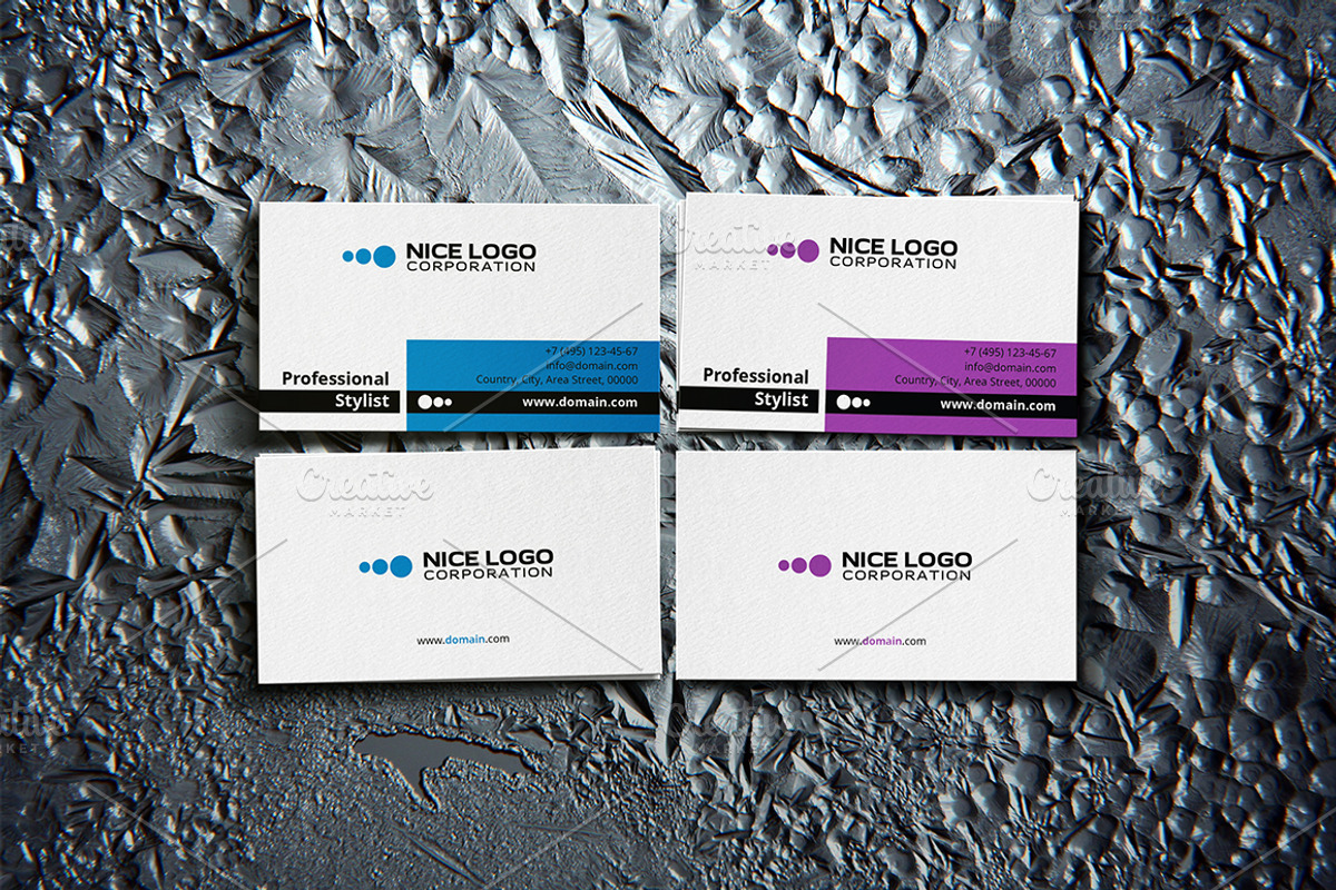 professional stylist business card, a Business Card Template by Indigo Graphic Shop (Photo 2 of 4)