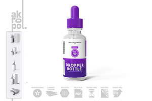 Dropper Bottle Mock-up