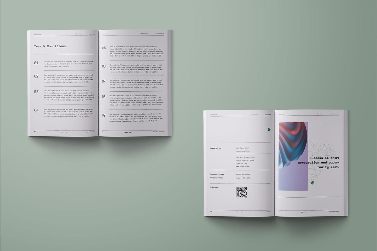 Business Project Proposal - Spaech, a Brochure Template by fakhroo (Photo 9 of 10)