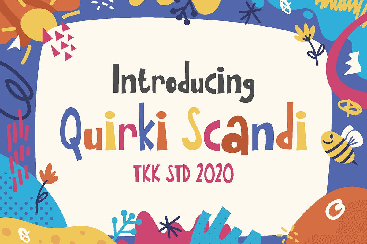 Quirki Scandi - Kids Font, a Sans Serif Font by tokokoo (Photo 4 of 12)