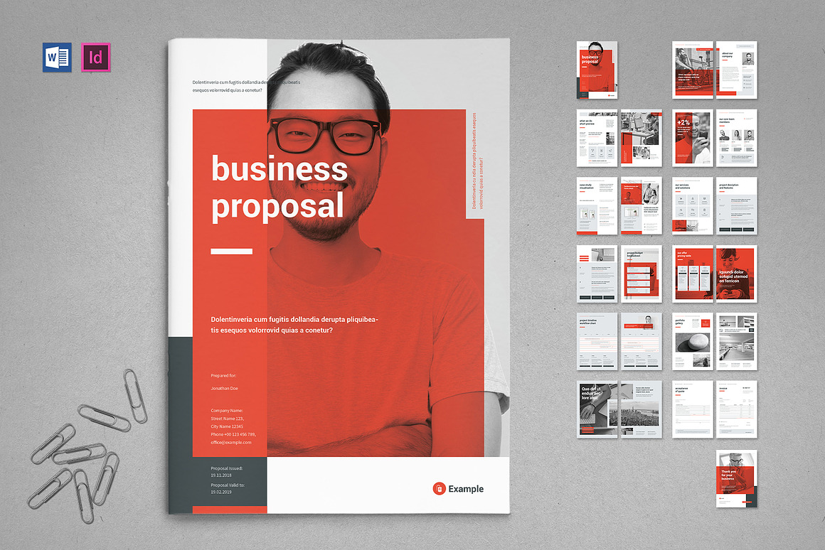 Proposal Bundle | 12 Items Vol. 2, a Brochure Template by TypoEdition (Photo 10 of 25)