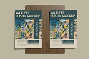A4 poster Flyer Mockup, an Advertising Mockup by Twins_studio926 (Thumbnail 4 of 5)