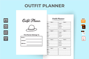 Outfit Planner KDP Interior Vector