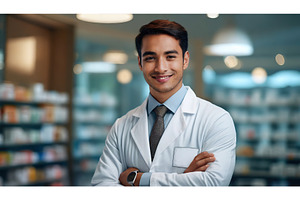 A professional male pharmacist, a Person Photo by Igor Tichonow