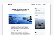 Modern Personal Blog WordPress Theme, a WordPress Template by DesignOrbital (Thumbnail 2 of 3)