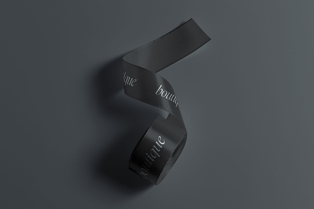 Satin Ribbon Mockup, an Advertising Mockup by Graphic Pear