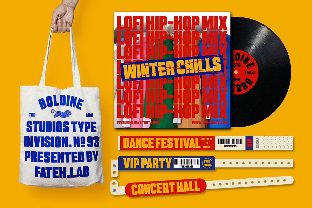 Boldine: urban & bold sans preview 3