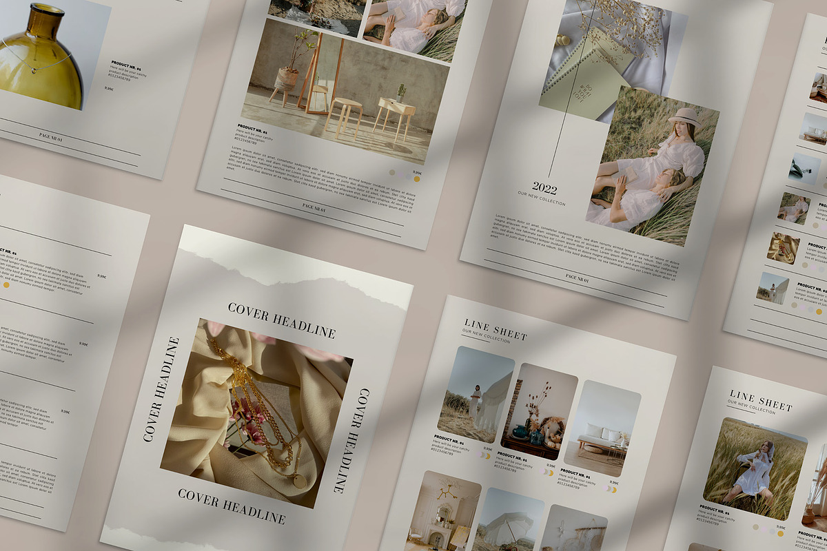 Line Sheet & Pricing Guide Template, a Brochure Template by Vermeulen Design Studio (Photo 2 of 5)