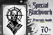 Special Blackwork Procreate tattoo, a Brush Add-On by ProcreateInk (Thumbnail 1 of 7)