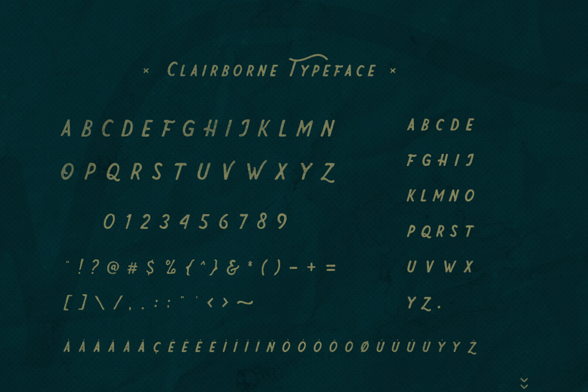 Clairborne Typeface preview 3