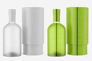 Matte Glass Bottle Mockup, a Product Mockup by Green Art (Thumbnail 5 of 5)