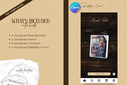 Bookstagram Dark Academia Template, a Social Media Template by PixelBloomClub (Thumbnail 5 of 8)