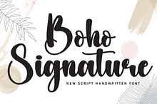 Boho Signature | Script Font