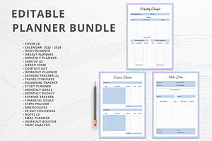 Editable Planner Bundle Vol.20