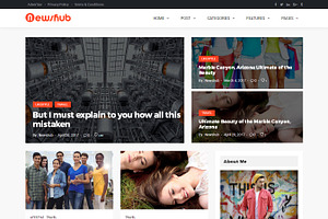 Newshub - Blog WordPress Theme