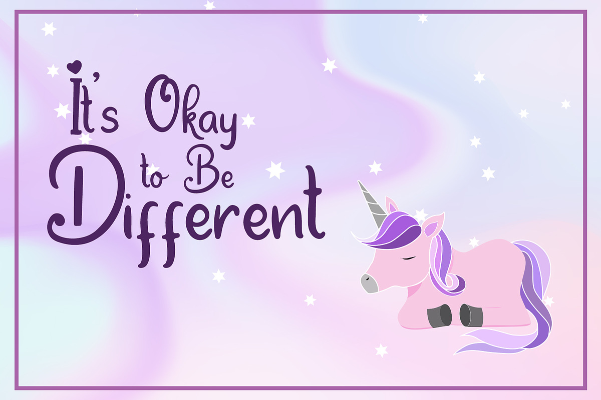 Dream Unicorn - Handwritten Font preview 4