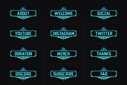 Hunter - Apex | 18 Twitch Panels, a Social Media Template by SageDsgn (Thumbnail 4 of 6)