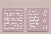 SILVER FOIL WORD OVERLAYS, a Graphic by Illumineer Media & Design (Thumbnail 5 of 7)